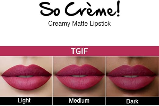 Nykaa So Creme! Creamy Matte Lipstick TGIF - Vibrant Colour, 3.5g - Image 4