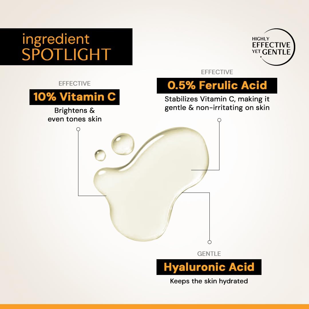 Deconstruct Vitamin C Face Serum - 10% Vitamin C, 0.5% Ferulic Acid - 20ml - Image 2
