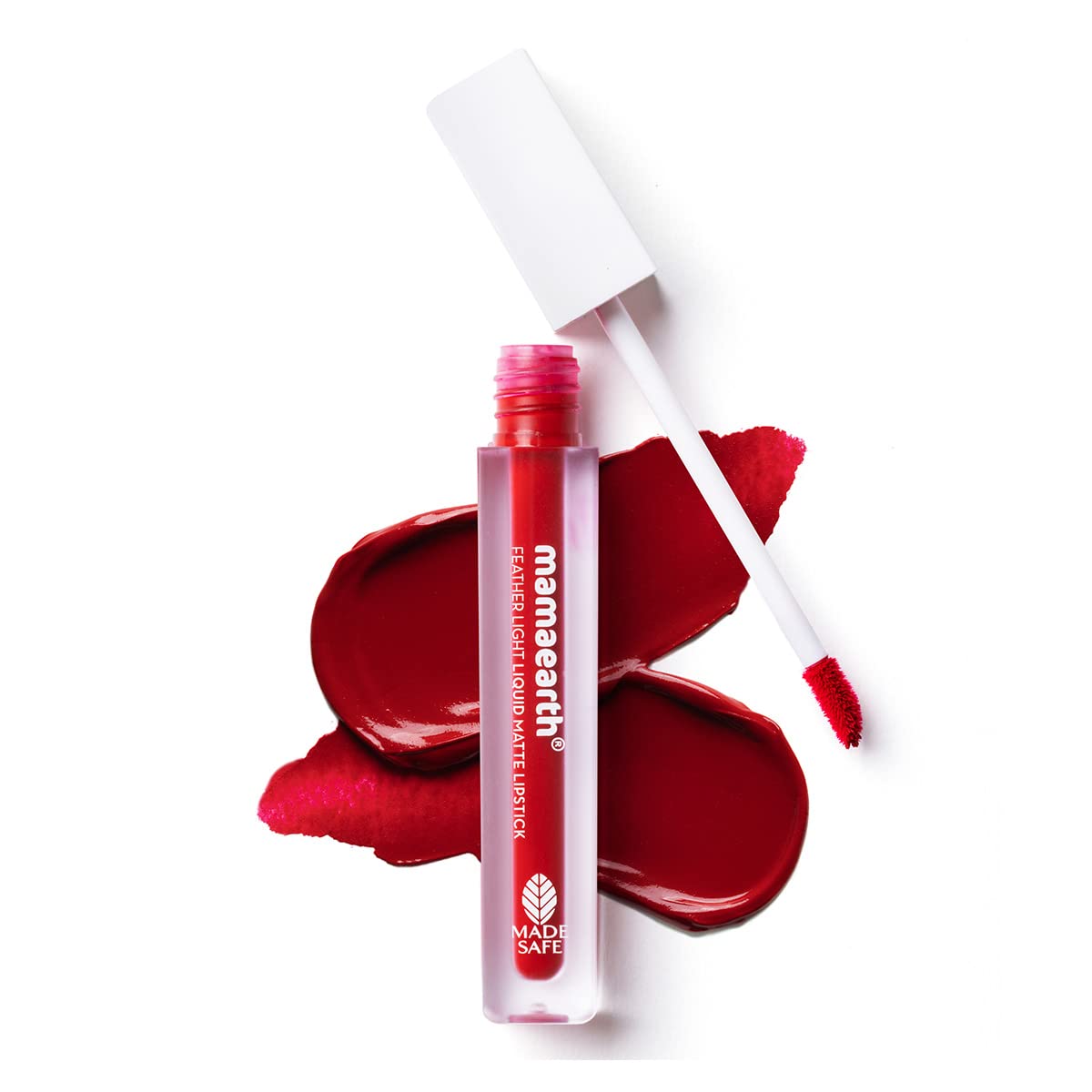 Mamaearth Feather Light Liquid Matte Lipstick - Red Velvet, 3.5ml