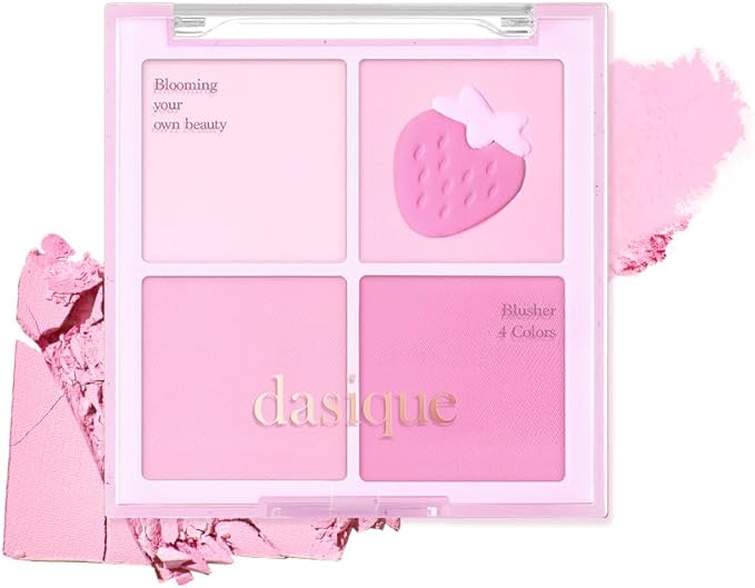 Dasique Blending Mood Cheek #06 Berry Smoothie - Blush Palette, K-Beauty Essential