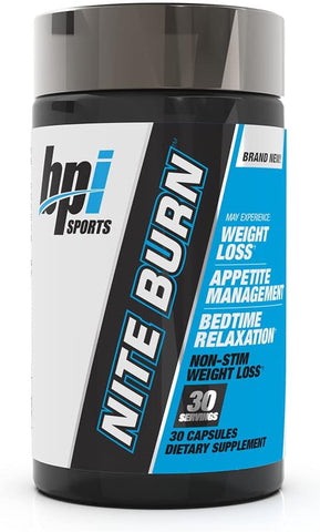 BPI Sports Nite-Burn 30 Capsules