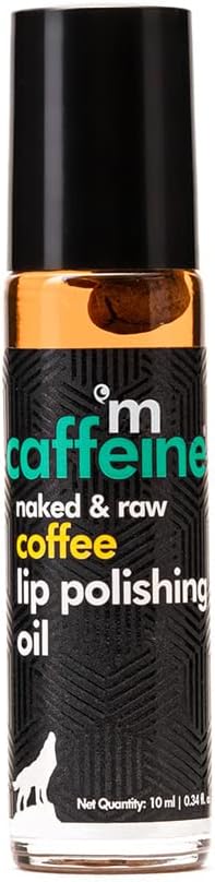 mCaffeine Coffee Lip Polishing Oil - Face Moisturiser, 10ml