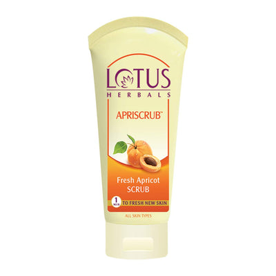 Lotus Herbal Apriscrub Fresh Apricot Scrub - 180 Gram Exfoliator