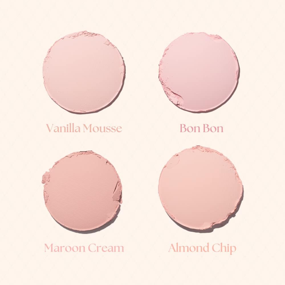 Dasique Blending Mood Cheek #09 - Almond Vanilla 4 Tone Blush Palette - Image 3