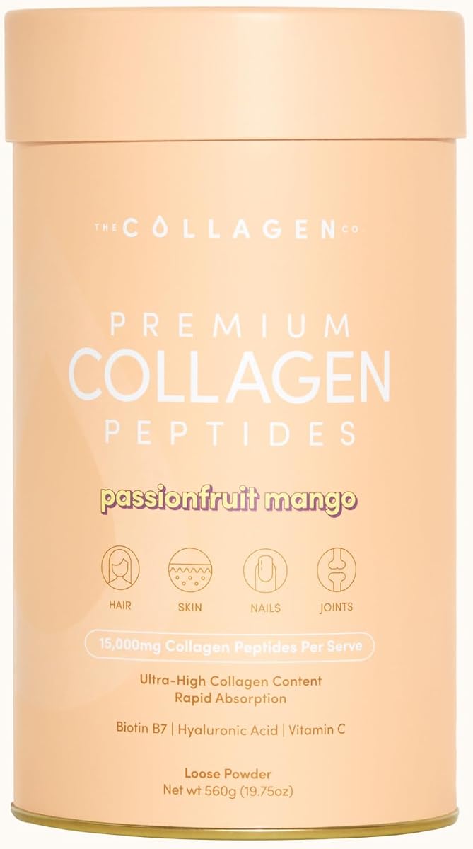 The Collagen Co Premium Collagen Peptides with Passionfruit Mango - 560g
