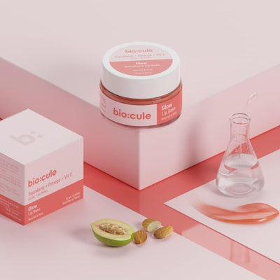 Biocule Glow Lip Balm - Squalane + Omega + Vitamin E, 12g - Image 7