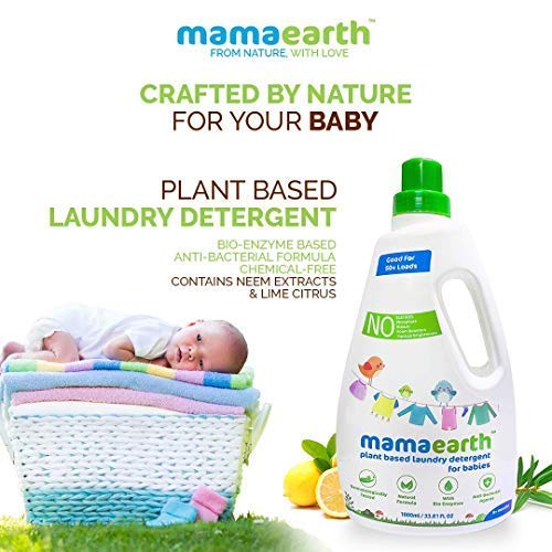 Mamaearth Plant Based Laundry Detergent Liquid - 1000 ml - Image 2