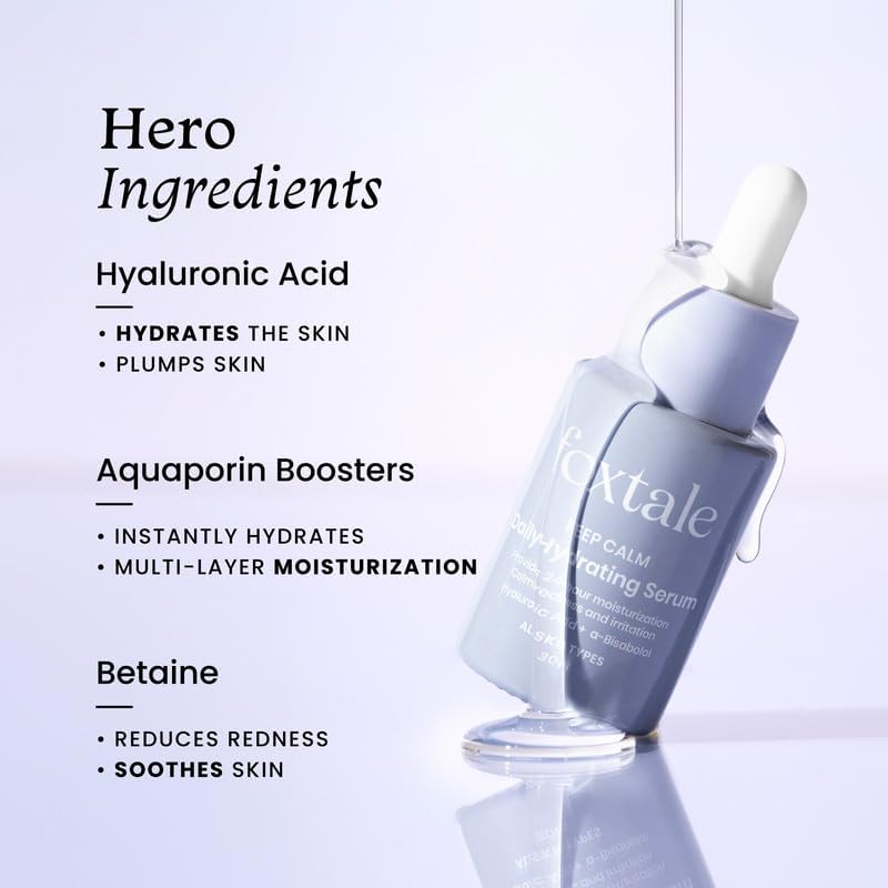Foxtale Hyaluronic Acid Face Serum with Vitamin B5 & Betaine - 30ml - Image 3