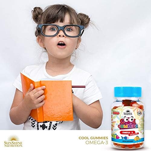 Sunshine Nutrition Cool Gummies Kids Omega-3 with DHA/EPA - 120 Gummies - Image 2