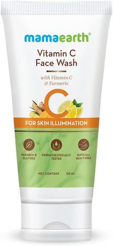 Mamaearth Vitamin C Face Wash 50 ml