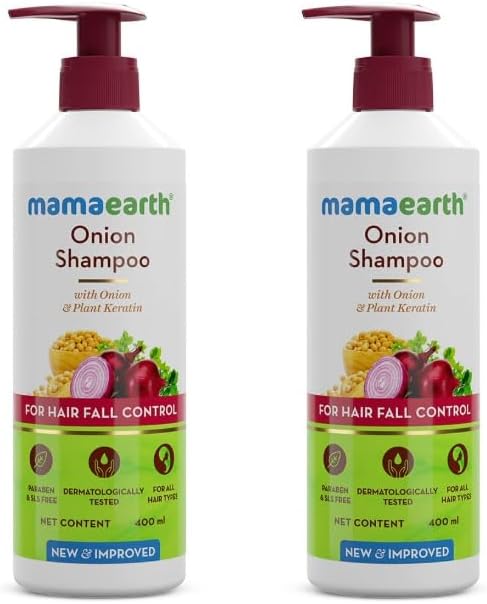 Mamaearth Onion Shampoo with Plant Keratin - 400ml