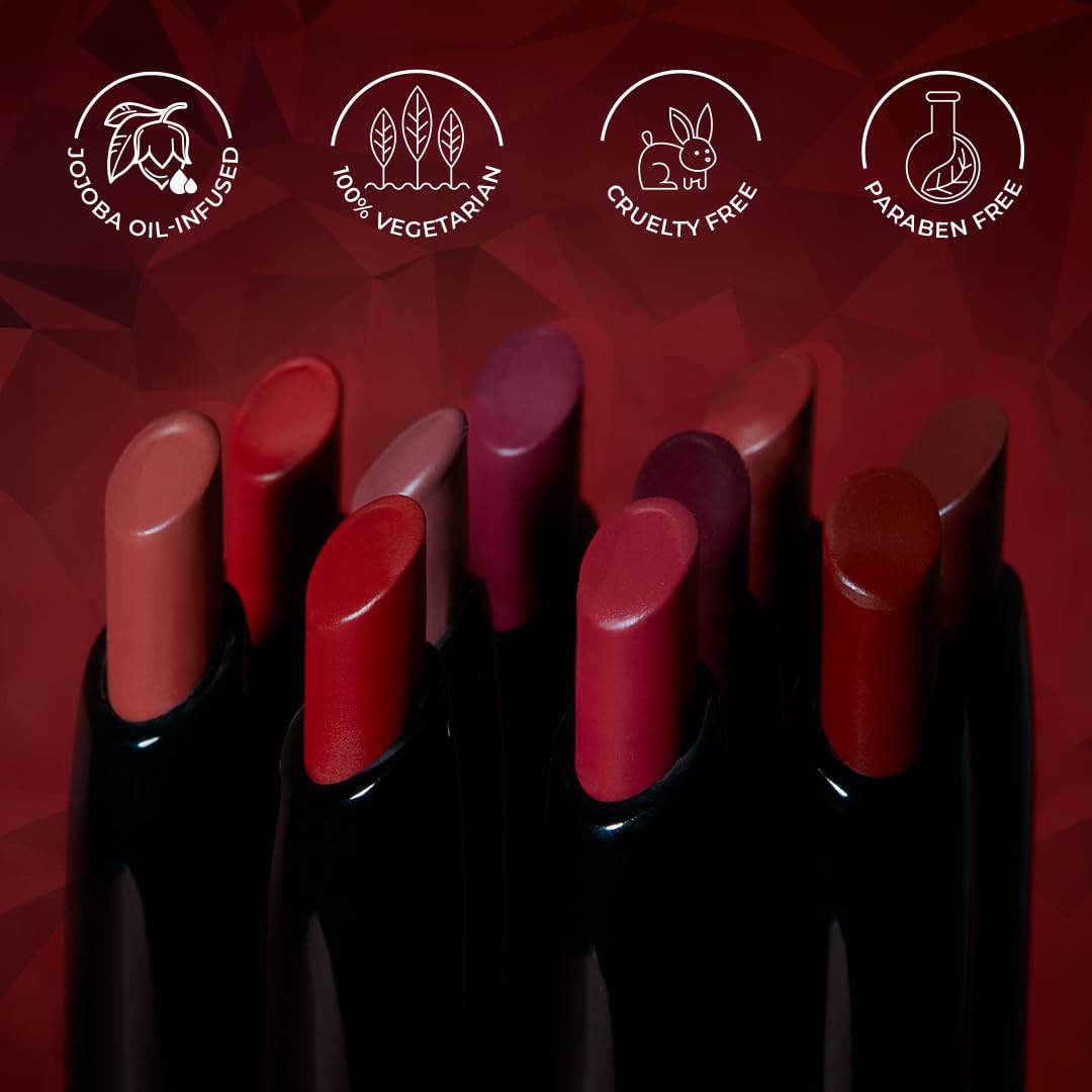 Sugar Cosmetics Matte Attack Transferproof Lipstick - 02 Red Zeppelin - Image 5