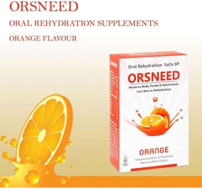 ORS Orange Oral Rehydration Salts BP Sachets - 4.2g, 10 Pack - Image 4