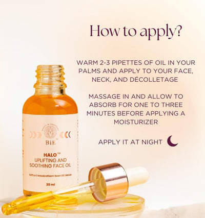 Bie Halo Uplifting & Soothing Face Oil - 30ml - Image 6