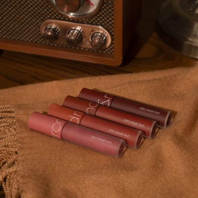 Rom&Nd Zero Velvet Tint 21 Villain Vest - Matte Finish Lip Tint, 55g - Image 4