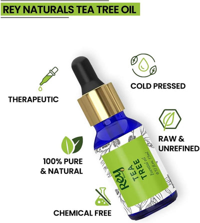 ReyNaturals Lavender, Tea Tree, and Rosemary Essential Oils Combo - 15ml Each - Image 3