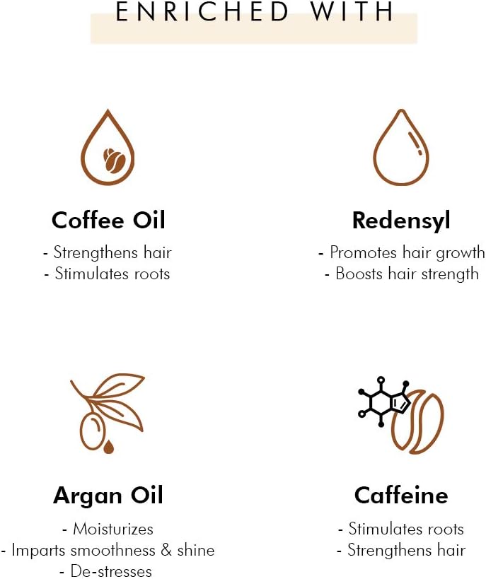 mCaffeine Naked & Raw Coffee Scalp & Hair Oil - Hair Treatment, 100ml - Image 8