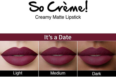 Nykaa So Creme! Creamy Matte Lipstick It's a Date - Colour Cosmetics - Image 3
