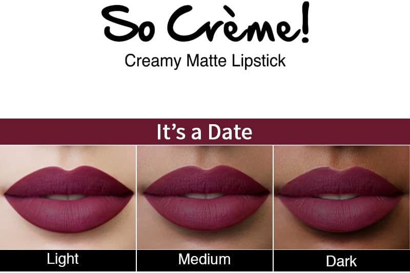 Nykaa So Creme! Creamy Matte Lipstick It's a Date - Colour Cosmetics - Image 3