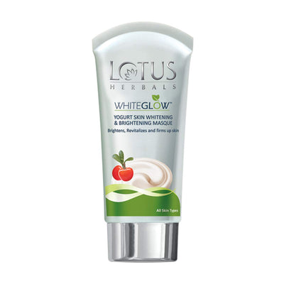 Lotus Herbal Whiteglow Yogurt Skin Whitening & Brightening Masque, 80gm - Image 2