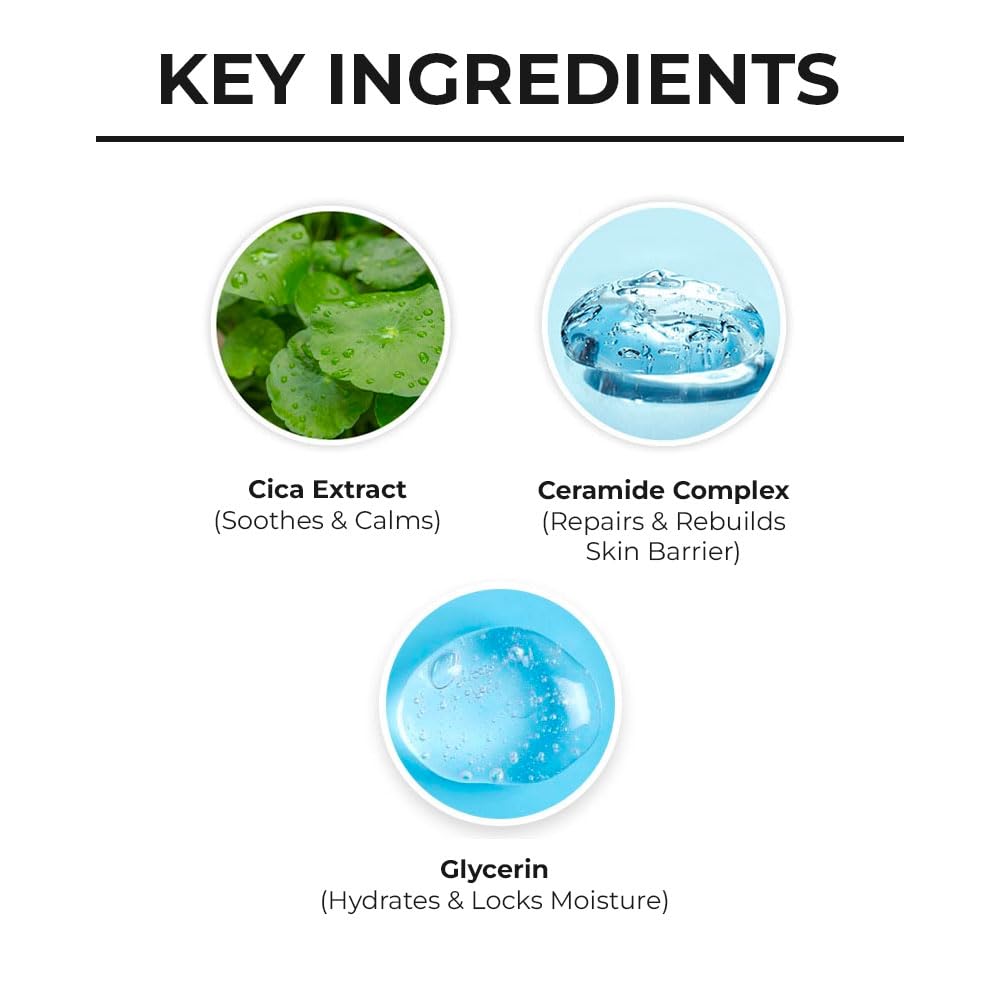 Dr. Sheth's Cica & Ceramide Oil-Free Face Moisturiser - 50g - Image 2