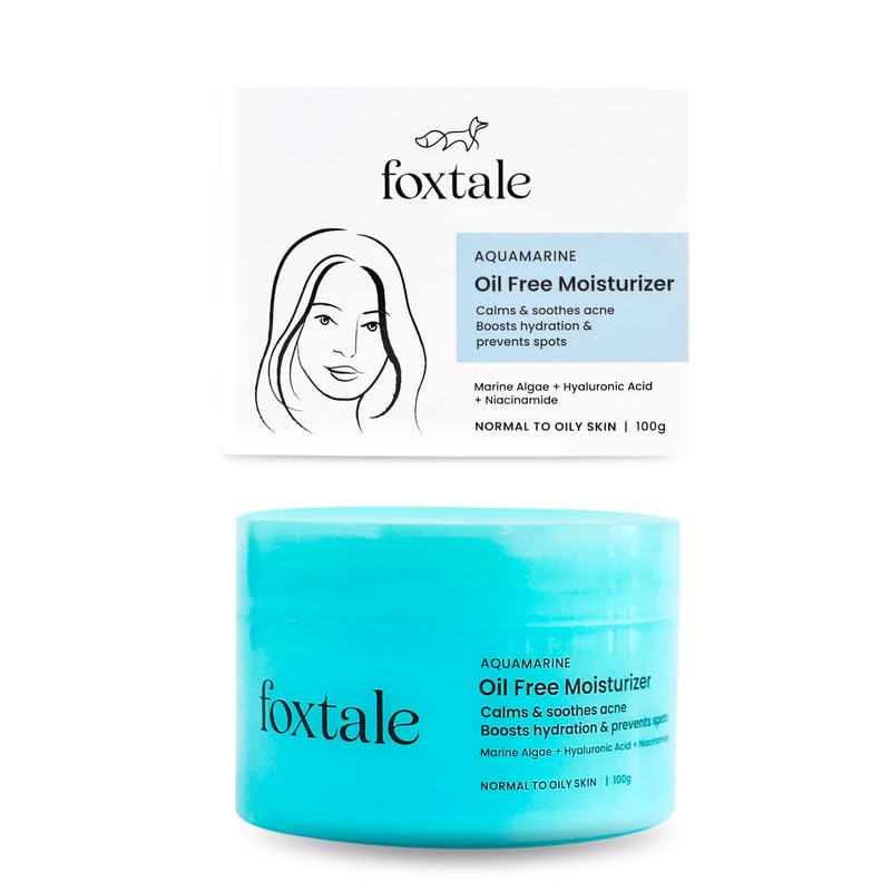 Foxtale Aquamarine Oil Free Moisturizer - Face Moisturiser - 50ml - Image 3