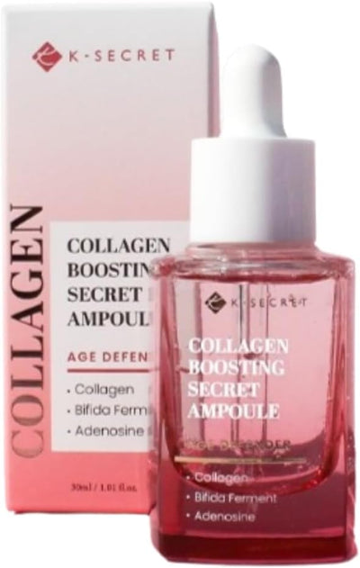 K-SECRET SEOUL 1988 Collagen Boosting Secret Ampoule, Face Serum, 30ml