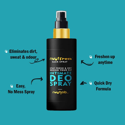 Nuutjob Nuut Fresh Sack Intimate Deo Spray - Feminine Care, 100ml - Image 3