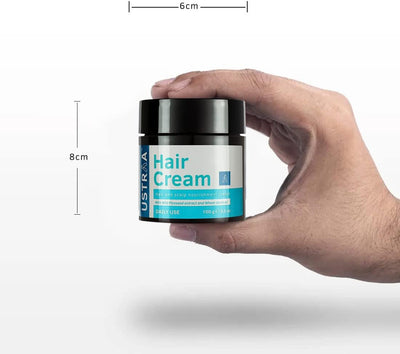 Ustraa Hair Cream with Wild Flaxseed & Wheat Germ Oil - 100g - Image 8