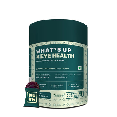 What's Up Wellness Eye Health Gummies To Maintain Eye Health 30 Days Pack (30 Gummies)