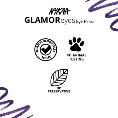 Nykaa Glamoreyes Eye Pencil - Violet Wizard 06 - Image 7