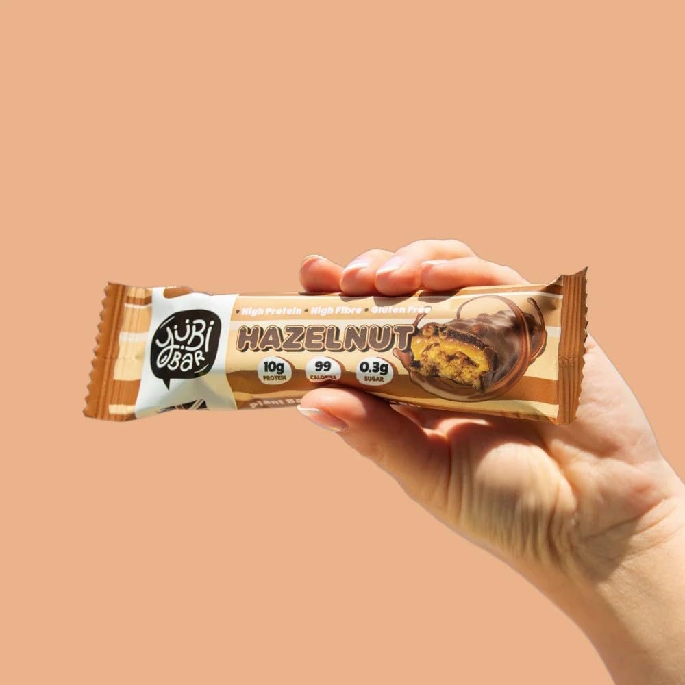 YubiBar Hazelnut Protein Bar - Plant-Based, 35g - Image 5