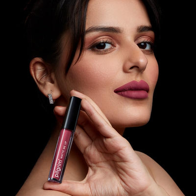 Pilgrim Liquid Matte Lipstick Pink Kisses - 3g - Image 7