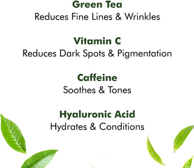 mCaffeine Naked Detox Green Tea Night Gel - Face Treatment, 50ml - Image 5