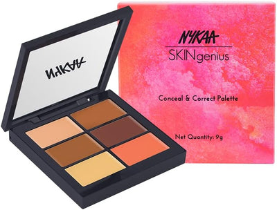 Nykaa SKINgenius Conceal and Correct Palette Medium - Colour Cosmetics - Image 3