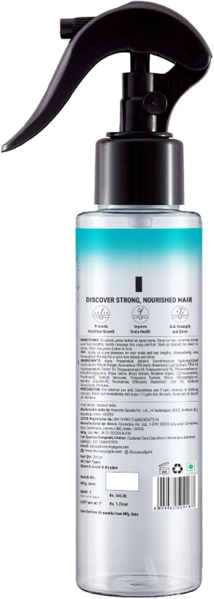 Pilgrim Hair Treatments & Oils - Spanish Rosemary Water with Biotin, 200ml - Image 7