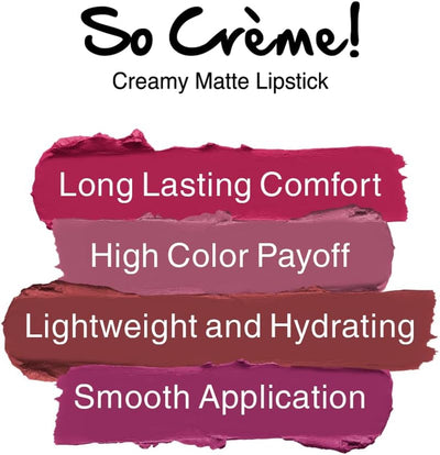 Nykaa So Creme! Creamy Matte Lipstick You're Latte - Colour Cosmetics - Image 8