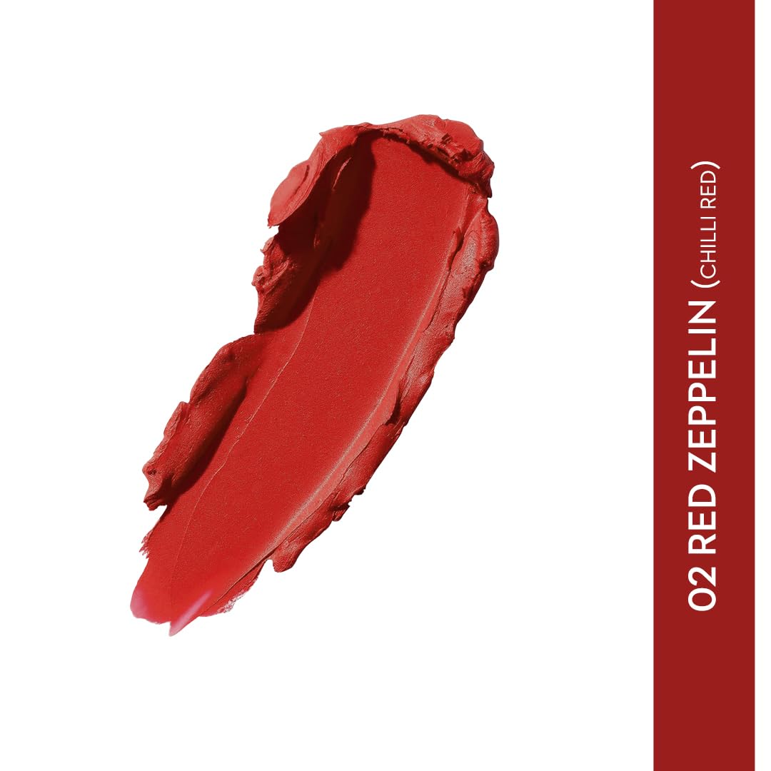 Sugar Cosmetics Matte Attack Transferproof Lipstick - 02 Red Zeppelin - Image 2