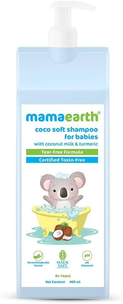 Mamaearth Baby Shampoo with Coconut Milk & Turmeric - 400ml