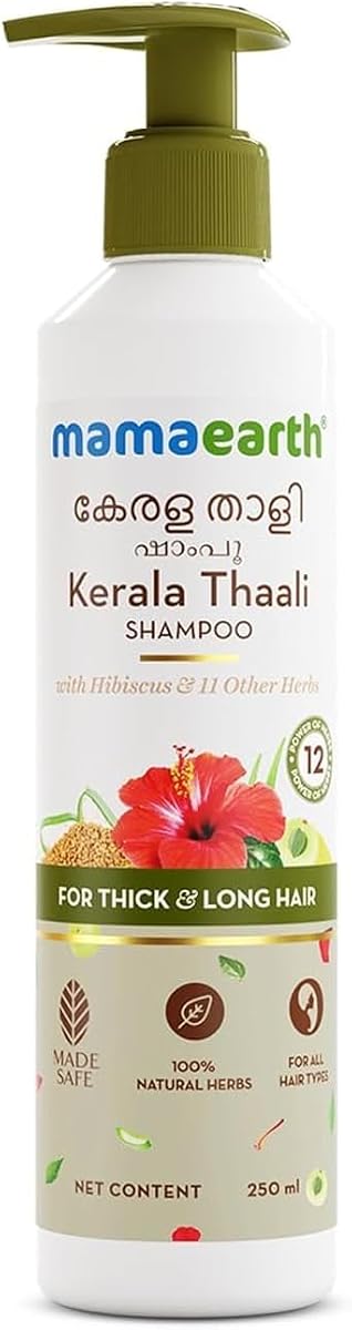 Mamaearth Kerala Thaali Shampoo - With 12 Herbs - 250ml