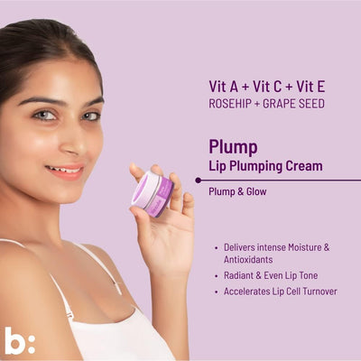 Biocule Face Moisturiser - Plump Lip Plumping Cream with Vit A, C, E - 15gm - Image 3