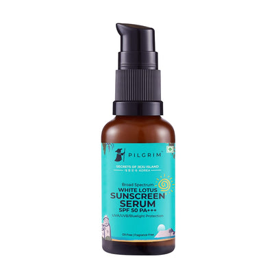 Pilgrim White lotus SUNSCREEN SERUM SPF 30 PA+++ 30 ml