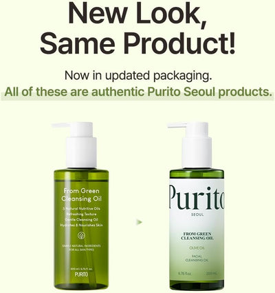 Purito From Green Cleansing Oil Set - 5 Plant-Based Oils, 400ml - Image 3