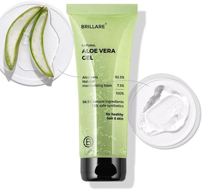 Brillaire Aloe Vera Gel - Face & Hair Moisturiser, 200g - Image 2