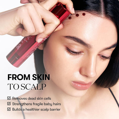 VT COSMETICS Red Booster Reedle Shot 100, Microneedling Serum with Dragon’s Blood, Exosome, Soothing Relief Serum for Irritated, and Sun-Stressed Skin, Scalp Care, Korean Skincare 1.69 fl oz (50ml) - Image 6