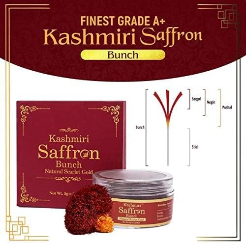Vedapure A+ Grade Kashmiri Saffron Threads - 5g Pack - Image 4