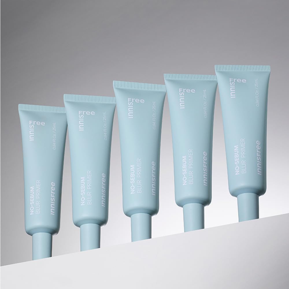 Innisfree No-Sebum Blur Primer, Semi-Matte Cream, 25ml - Image 5