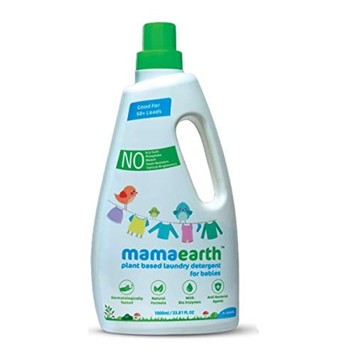 Mamaearth Plant Based Laundry Detergent Liquid - 1000 ml