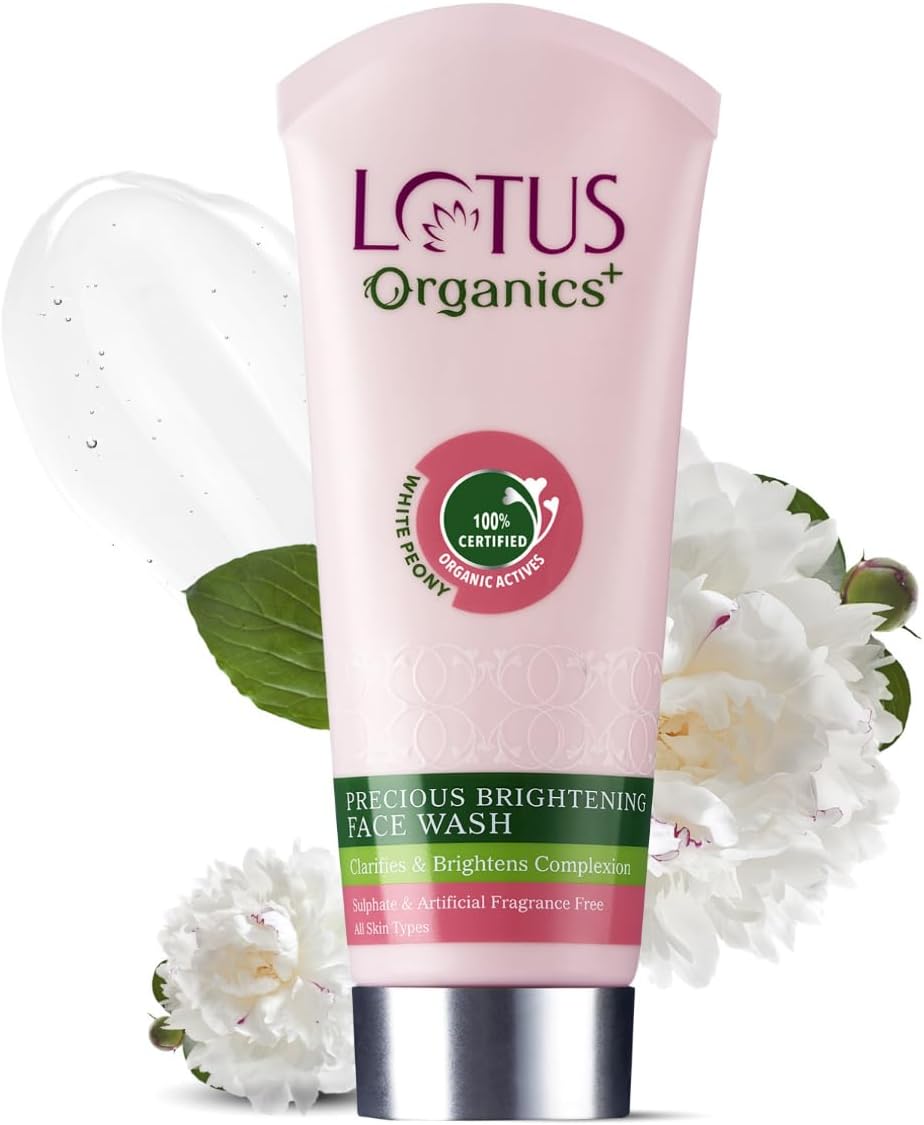 Lotus Organics+ Precious Brightening Face Wash, 100g