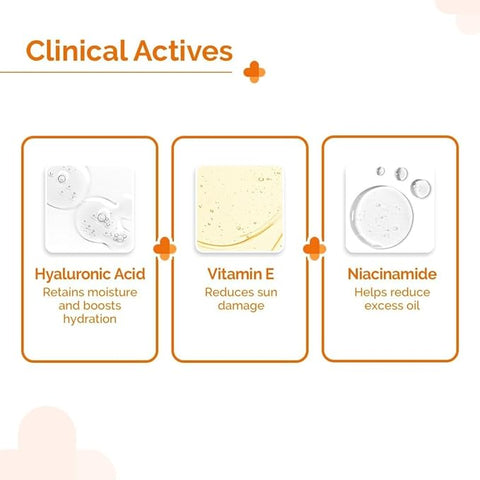 جل الحماية من الشمس المائي من THE DERMA CO 1% حمض الهيالورونيك 50 جم
